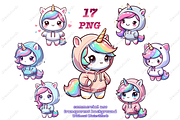 kawaii unicorn, an Object Graphic by DreamerStarCo (Thumbnail 1 of 5)