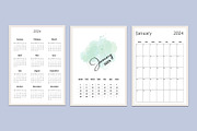 Calendar Template/Calendar 2024, a Stationery Template by Design Zone (Thumbnail 2 of 6)