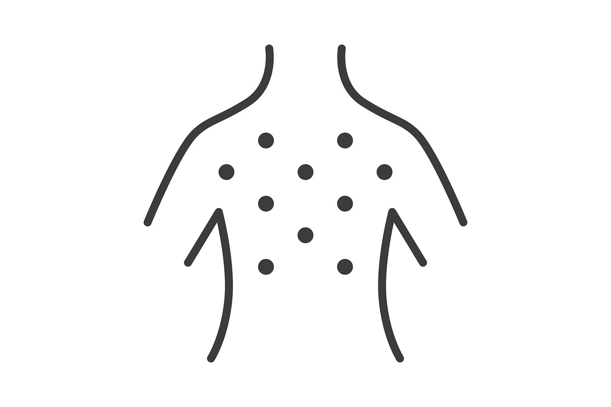 Allergy line icon set, an Outline Icon by ElineDesign (Photo 3 of 3)