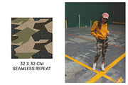 SPLITTERTARN CAMO SEAMLESS PATTERN, a Pattern Graphic by Article Reform (Thumbnail 2 of 3)