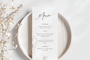 Wedding Menu Template SQF08, an Invitation Template by ResumeFabs (Thumbnail 6 of 7)