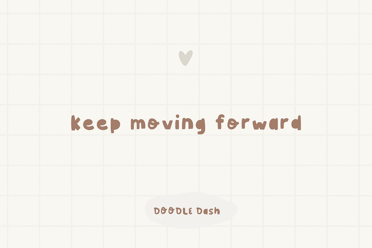 DoodleDash - handwritten cutout font, a Handwritten Font by Ashiya Pixel (Photo 5 of 9)
