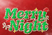 Christmas Candy Text Effect, a Layer Style Add-On by Matsero (Thumbnail 1 of 4)