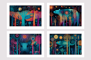 Enod. Enchanted Forest Animal Spirit, an Animal Illustration by milatovar (Thumbnail 3 of 19)