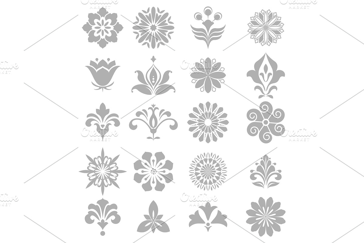 Set of floral elements, an Object Graphic by RODINA (Photo 1 of 3)