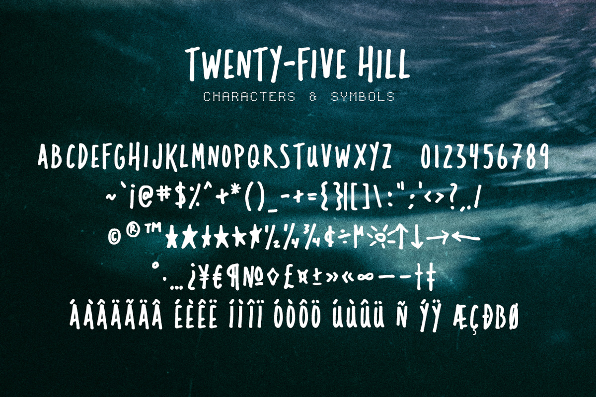 Twenty-Five Hill Font preview 7