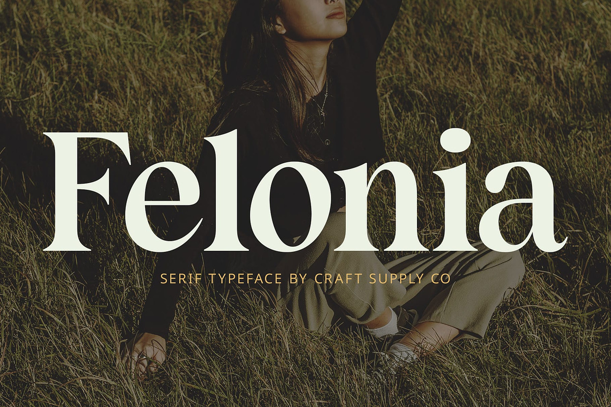Felonia – Classic Serif, a Serif Font by Craft Supply Co. (Photo 1 of 8)