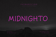 MIDNIGHTO Playful Handwritten Font, a Handwritten Font by MEANDSTUDIO (Thumbnail 1 of 8)