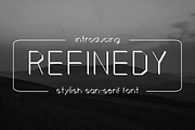 Refinedy - Modern Typeface, a Sans Serif Font by Made by Cap (Thumbnail 1 of 3)