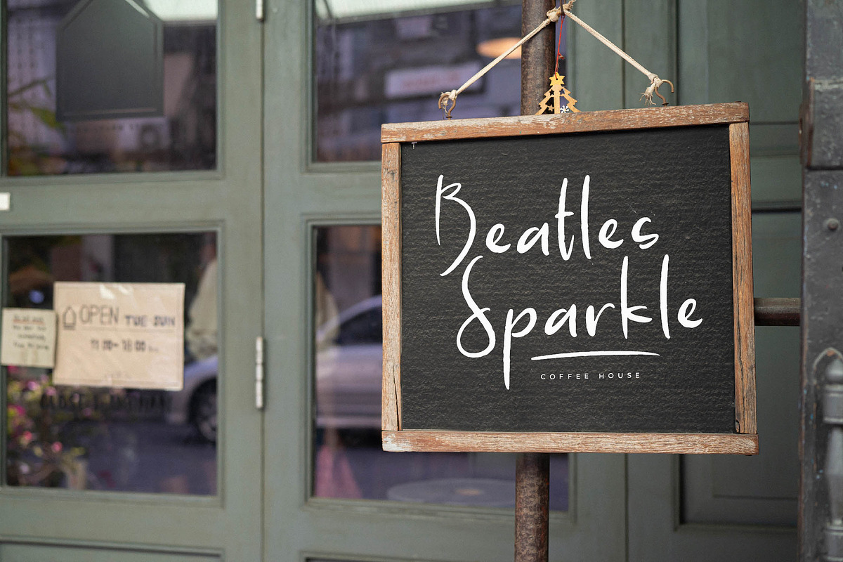 Pelanque Sparkle, a Script Font by Integritype Studio (Photo 10 of 15)