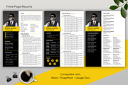 ATS Resume CV Word & Google Docs 22, a Resume Template by MrCam Template Resume|CV (Thumbnail 4 of 8)