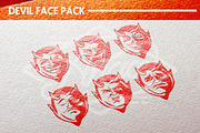 DEVIL FACE PACK, an Illustration by arace (Thumbnail 1 of 3)