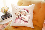 Sweet Cute Christmas Mrs Santa Claus, an Illustration by Sublimation Artist (Thumbnail 6 of 6)
