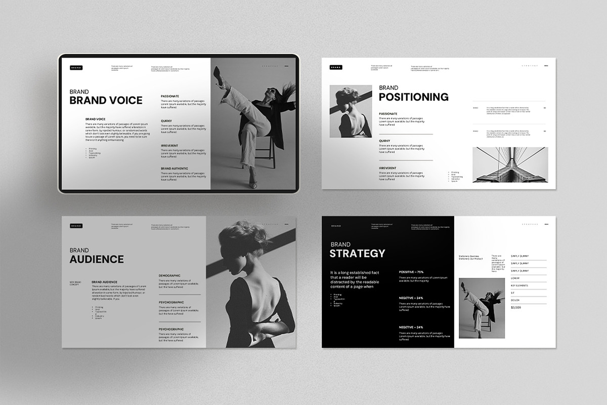 Brand Strategy Presentation Template, a Presentation Template by Alvi-Studio (Photo 4 of 7)