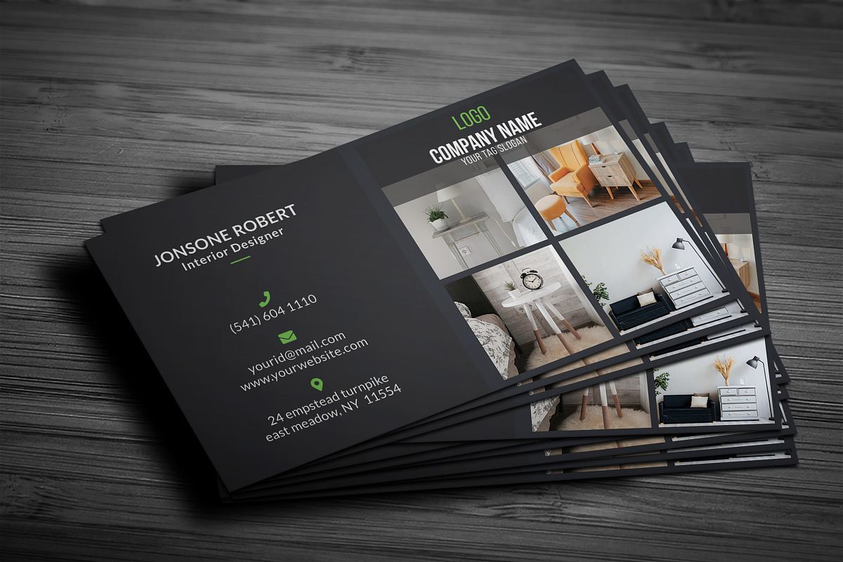 Interior Design Business Card, a Business Card Template by Helal Shop (Photo 4 of 7)
