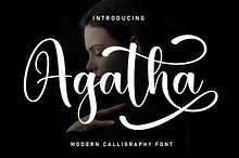 Agatha | Script Font