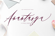 Anantasya | Script font, a Script Font by Analogous (Thumbnail 1 of 15)