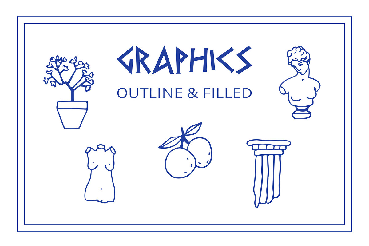 Ancient Greek Illustrations bundle, an Illustration by Lisa Mill (Photo 5 of 8)