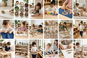 Montessori Play Stock Photo, a School & Education Photo by Selenique Studio (Thumbnail 10 of 11)