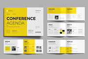 Conference Agenda Template, a Brochure Template by MightyDesign (Thumbnail 1 of 8)