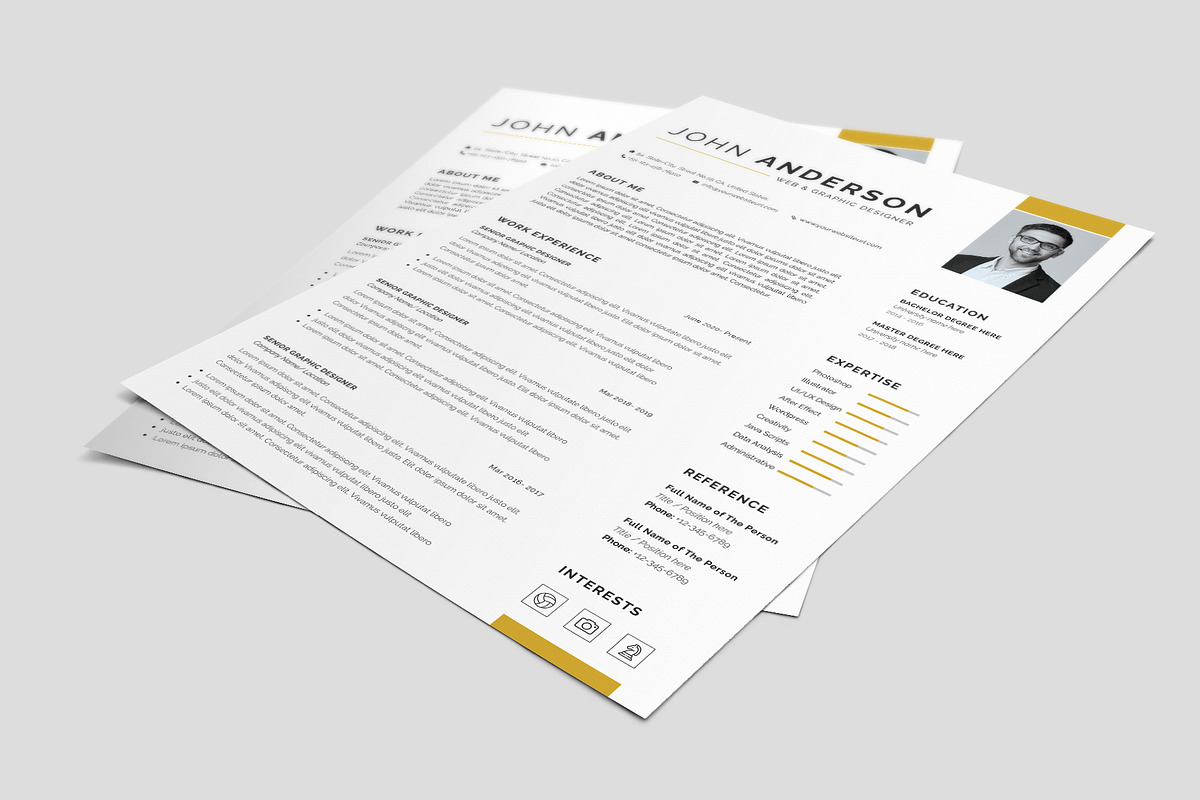 Resume/CV, a Resume Template by Abdul Studio (Photo 3 of 5)