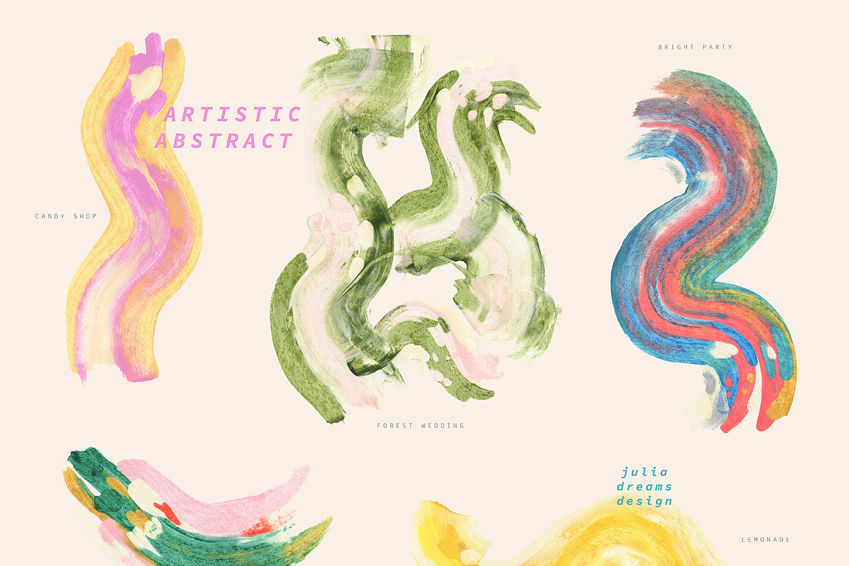 Artistic Abstract Collection, a Texture Graphic by Julia Dreams (Photo 6 of 16)