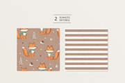 Winter fox, a Pattern Graphic by Olena Kuznietsova (Thumbnail 2 of 10)
