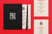 Sushi Bar Menu and Branding Mockup, a Books & Magazine Mockup by Catkie - Digital Art (Thumbnail 14 of 14)