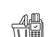 43 Minimal Everyday Payment Icon Set, an Outline Icon by adenpinkstore (Thumbnail 2 of 13)