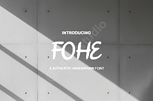 Fohe | Modern Elegance Display Typef