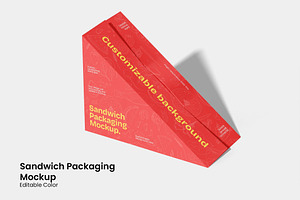 Sandwich Packaging Mockup, a Packaging Mockup by renderstockmarket