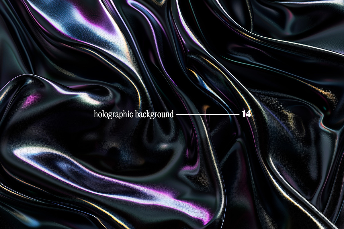 Dark Holographic Backgrounds, a Background Graphic by tatiankaart (Photo 15 of 17)