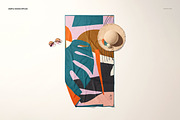 Beach Towel Mockup, a Product Mockup by Creatsy (Thumbnail 4 of 8)