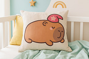 Capybara Hat Costume Clipart Set, an Animal Illustration by Palau (Thumbnail 6 of 10)