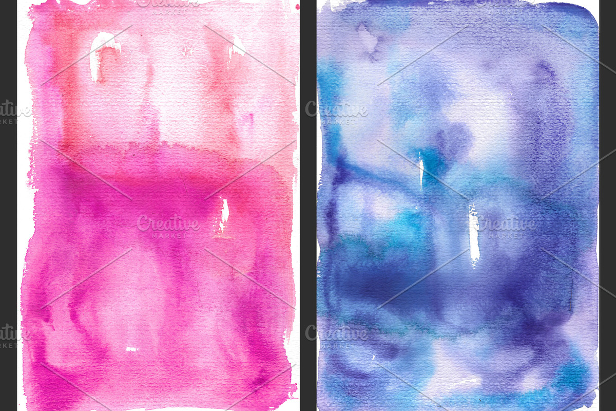 Ombre Watercolor Background Textures, a Texture Graphic by M. by mprintly (Photo 5 of 5)