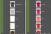 T-Shirt Mock-Ups Front, a Presentation Template by Gordon Designs (Thumbnail 4 of 9)