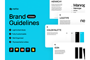 nette Brand Guidelines Deck, a Branding & Logo Template by DjectStudio (Thumbnail 1 of 6)