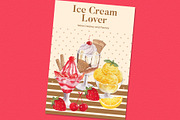Ice cream Flavors & Soda Drink, a Food Illustration by CreativeValuation (Thumbnail 5 of 13)