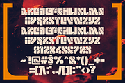 Oravino - Experimental Future Fonts, a Sans Serif Font by Konstantine Studio (Thumbnail 4 of 4)