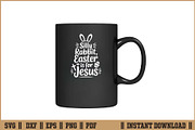 Silly Rabbit Easter Is For Jesus SVG, a Seasonal Illustration by Handy Arts Studio (Thumbnail 3 of 3)