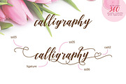 Daniesha - Romantic Font Script, a Script Font by Masanis (Thumbnail 3 of 11)