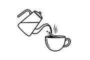 Pour Over Coffee Cup Silhouette Bund, an Illustration by Designs_River (Thumbnail 10 of 31)
