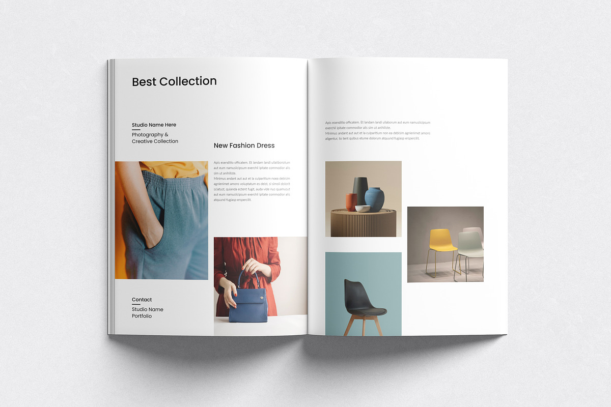 Creative Portfolio Template, a Magazine Template by DesignCrest (Photo 7 of 14)