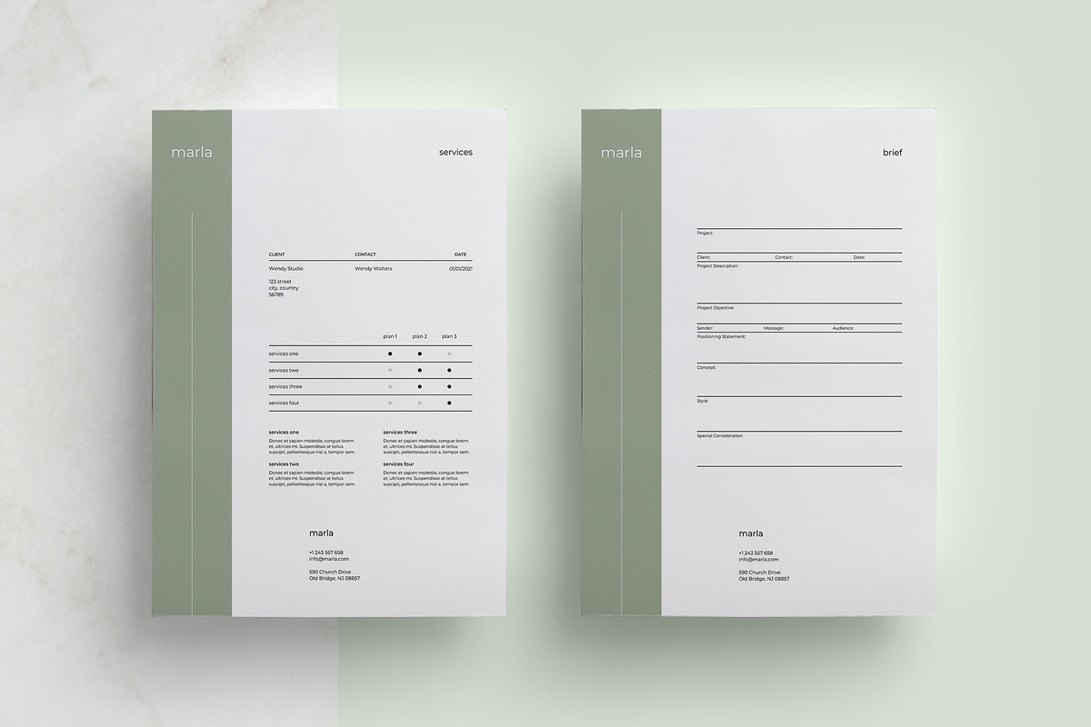 Marla Stationery, a Stationery Template by Loc Tropis (Photo 5 of 7)