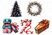 Creepy Christmas PNG, an Illustration by DreamPrint404 (Thumbnail 2 of 4)