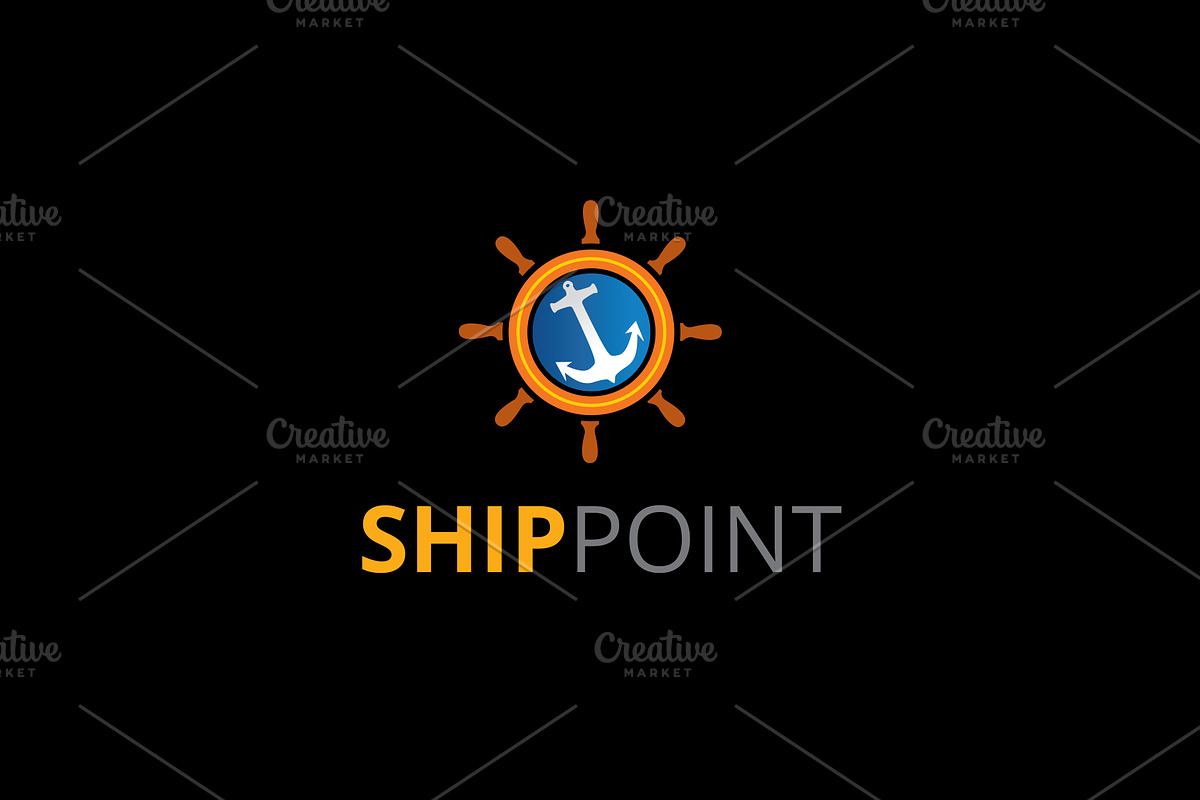 Ship Point Logo, a Branding & Logo Template by Maraz Logo
