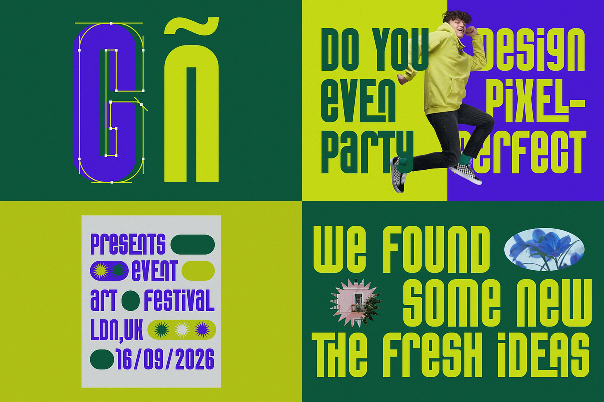 Bold Display – 8 Font Bundle, a Sans Serif Font by Brand Earth (Photo 3 of 9)