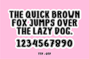 Outline Vintage - Retro Groovy Font, a Sans Serif Font by KiddoGlyphs Studio (Thumbnail 4 of 5)