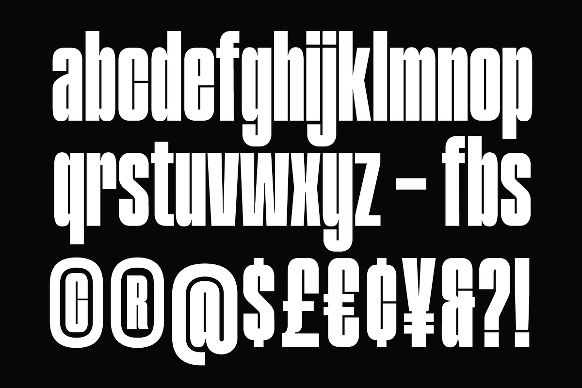 FBS Machro - Condensed Typeface, a Sans Serif Font by Febspace Studio (Photo 7 of 16)