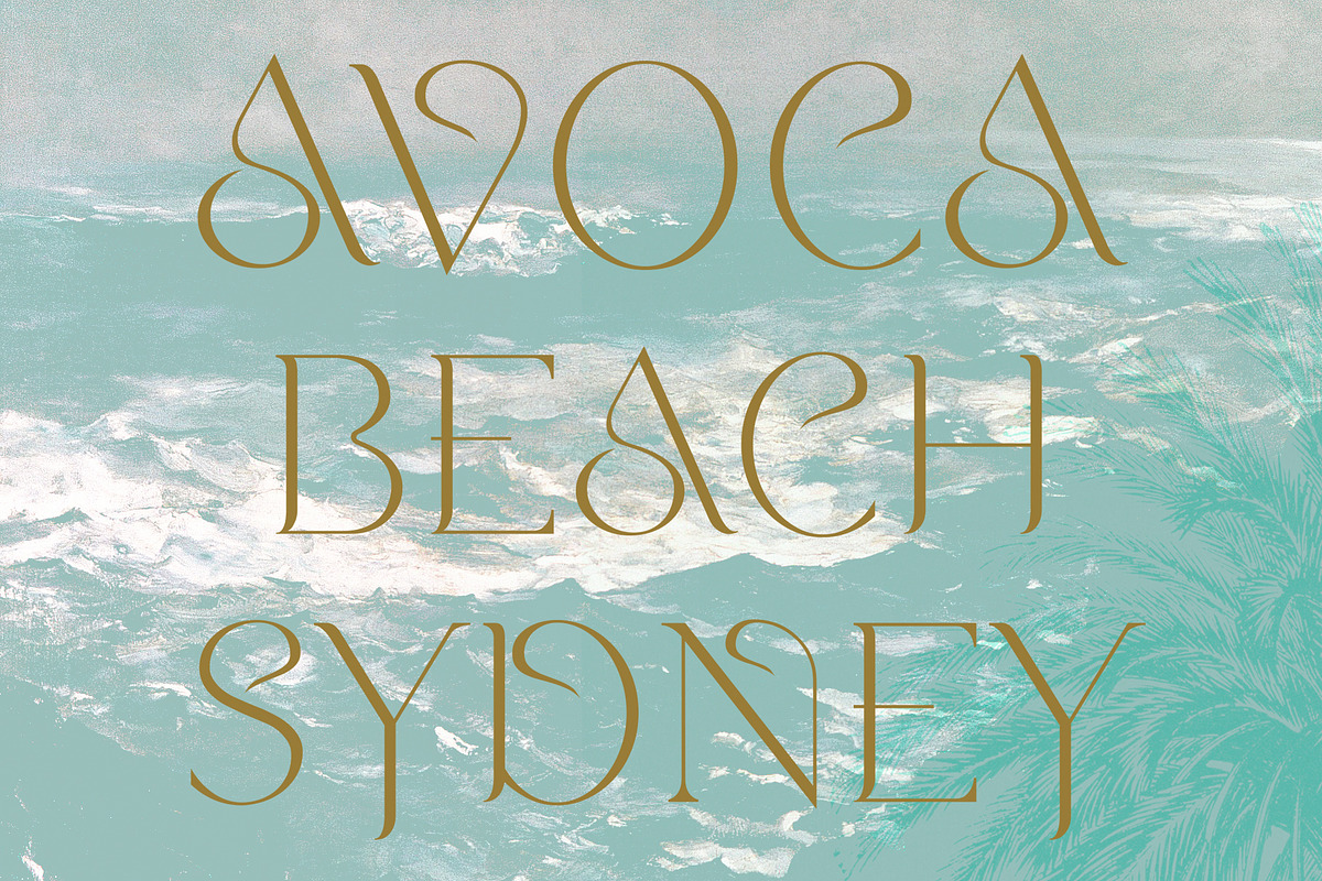 Avoca. Stunning Social Media font, a Serif Font by LostandFoundry (Photo 2 of 6)